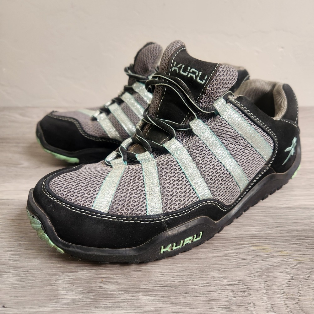Kuru Chicane Gray Hiking Trail Walking Shoes Size 8 Sneakers‎ Sturdy Comfort